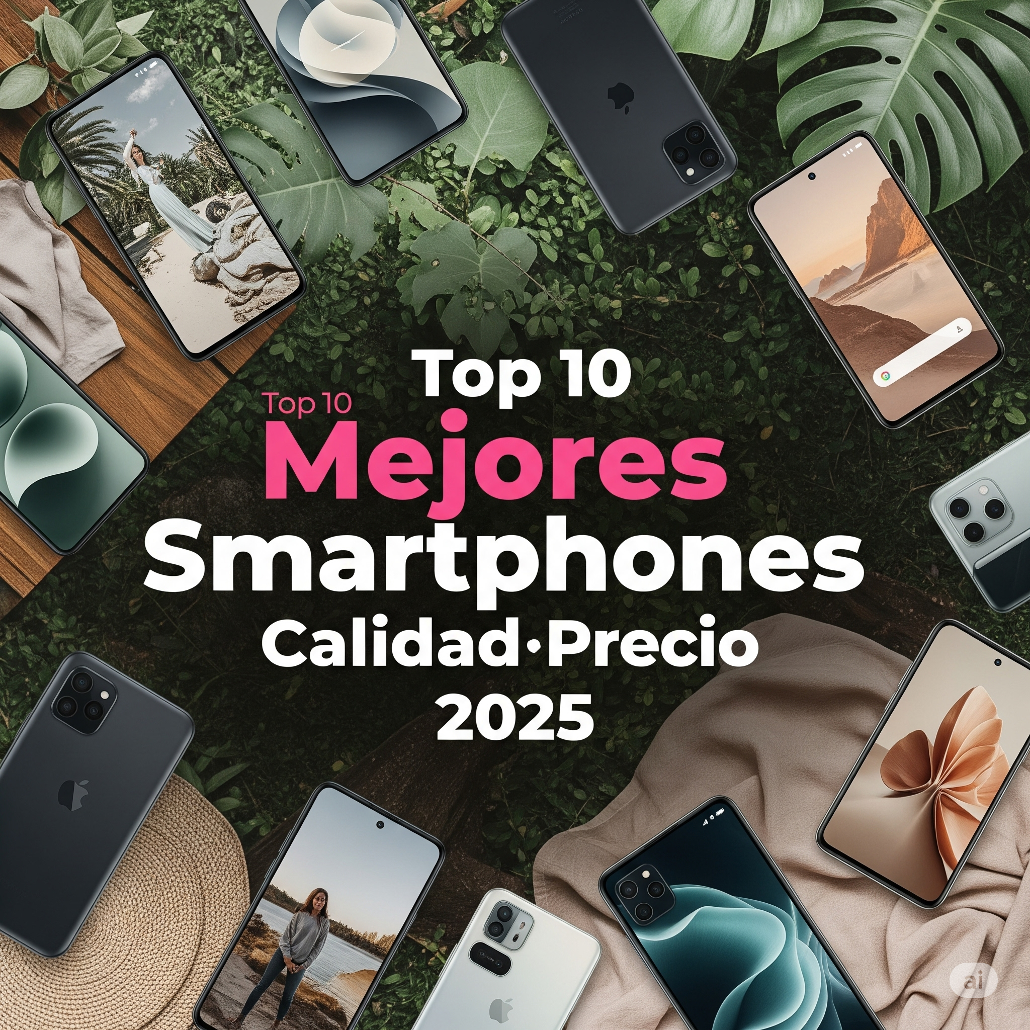 Los 10 mejores smartphones de 2025 en relación calidad-precio